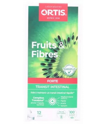 Ortis Fruits & Fibres Forte Transit Intestinal Sticks x 12