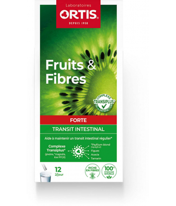 Ortis Fruits & Fibres Forte Transit Intestinal Sticks x 12