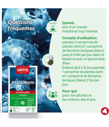 Ortis IntestiNorm Comprimés x 36 - image 3