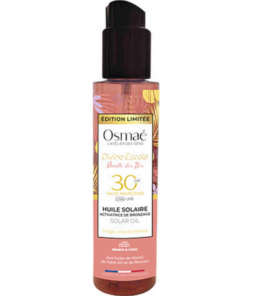 Osmaé Huile Solaire Vanille des Iles SPF30 150 ml