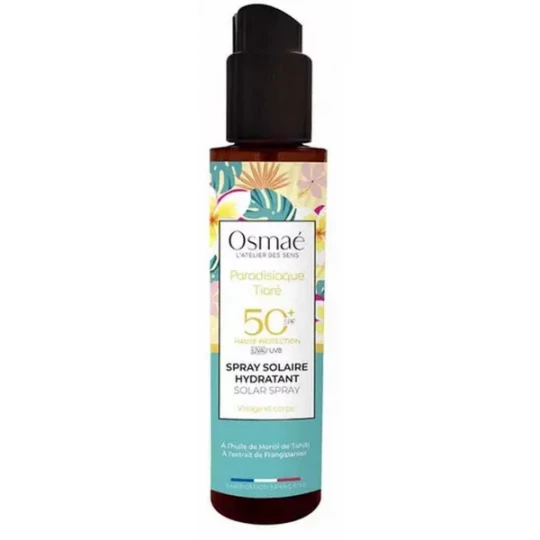 Osmaé Spray Solaire Hydratant Paradiasiaque Tiaré SPF50+ 150 ml