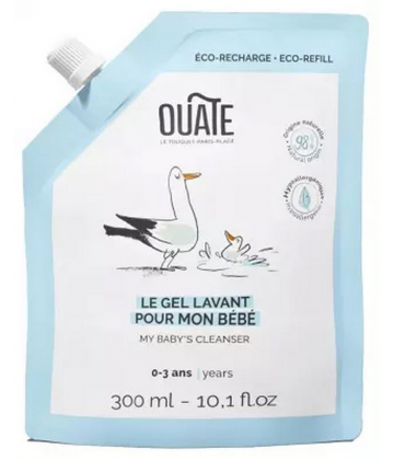 Ouate Le Gel Lavant pour mon Bébé Corps et Cheveux Recharge 300 ml