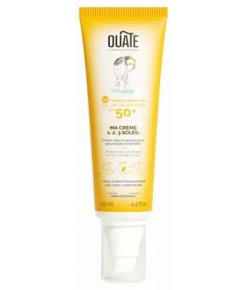 Ouate Ma Crème 1 2 3 Soleil Visage et Corps SPF50+ 125 ml