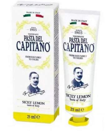 Pasta del Capitano Dentifrice au Citron de Sicile 25 ml