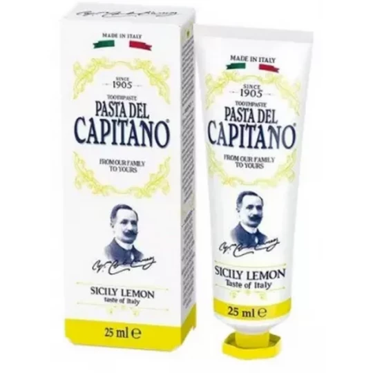 Pasta del Capitano Dentifrice au Citron de Sicile 25 ml