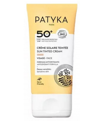 PATYKA Crème Solaire Teintée Visage SPF50+ Bio 40 ml