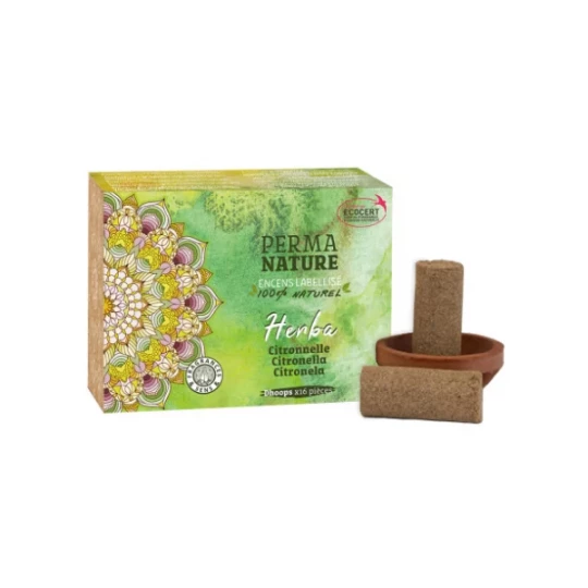 Perma Nature Encens Herba Citronnelle Cylindres x 16