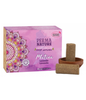 Perma Nature Encens Matina Lavande Cylindres x 16