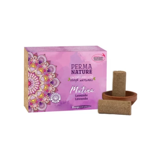 Perma Nature Encens Matina Lavande Cylindres x 16