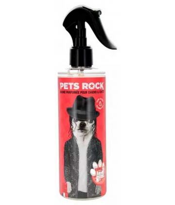 Pets Rock Brume Parfumée pour Chiens et Chats Parfum Gourmand 300 ml