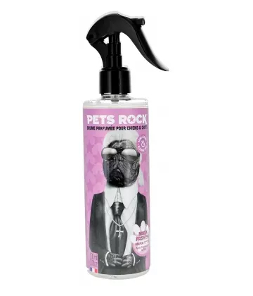 Pets Rock Brume Parfumée pour Chiens et Chats Parfum Musqué 300 ml