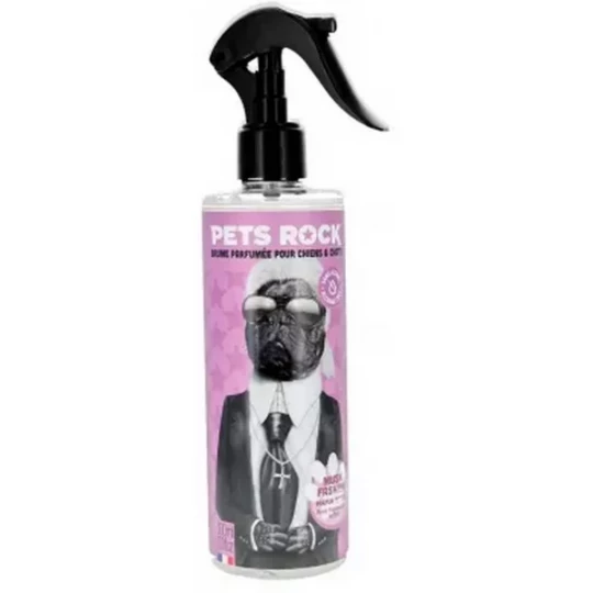 Pets Rock Brume Parfumée pour Chiens et Chats Parfum Musqué 300 ml