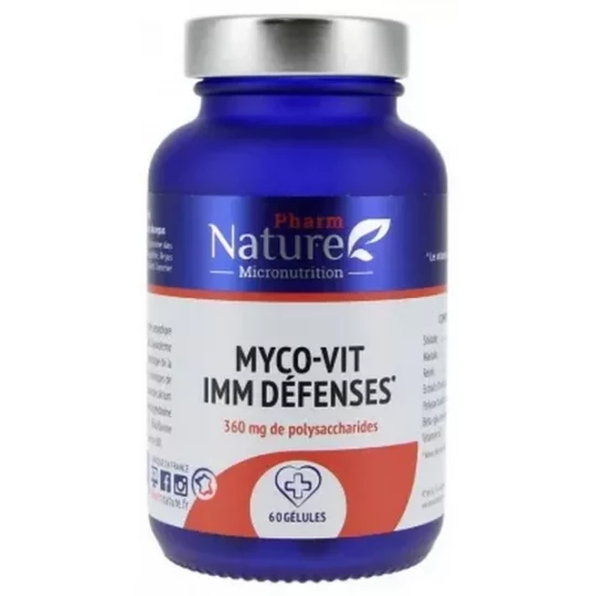 Pharm Nature Myco-Vit IMM Défenses Gélules x 60