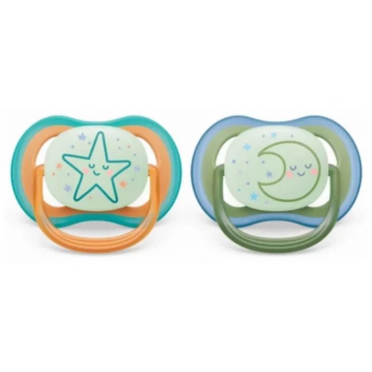 Avent Ultra Air Nighttime Sucettes Orthodontiques 18 Mois et + x 2 - image 2