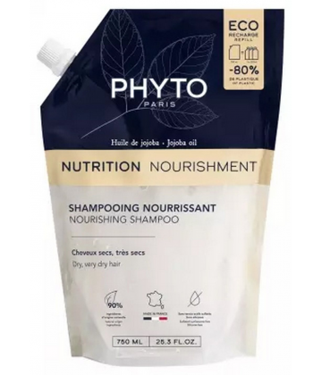 Phyto Nutrition Shampoing Nourrissant Éco-Recharge 750 ml
