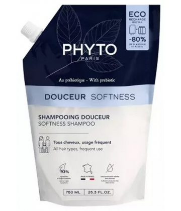 Phyto Douceur Shampoing Éco-Recharge 750 ml