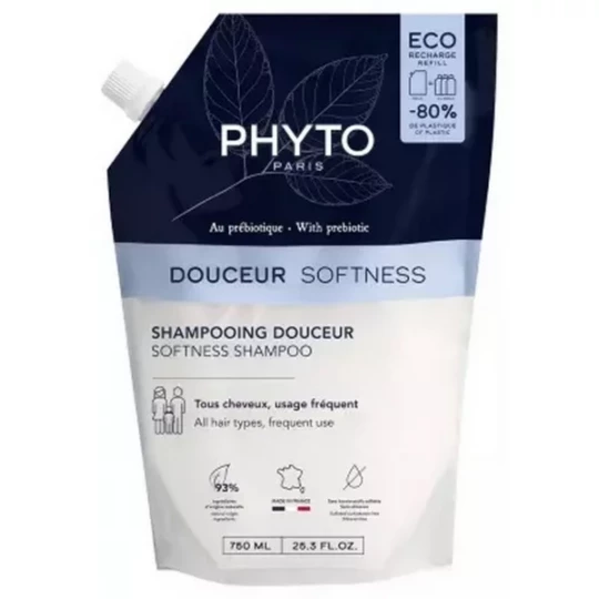 Phyto Douceur Shampoing Éco-Recharge 750 ml