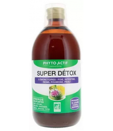 Phyto-Actif Super Détox 5 Émonctoires Bio 500 ml