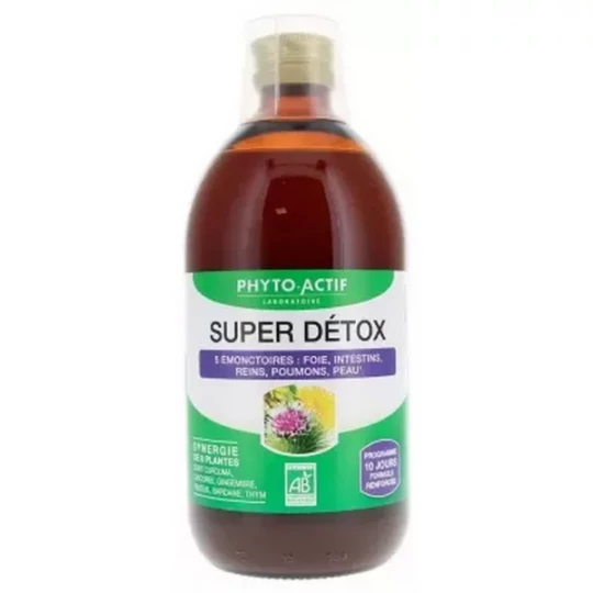 Phyto-Actif Super Détox 5 Émonctoires Bio 500 ml