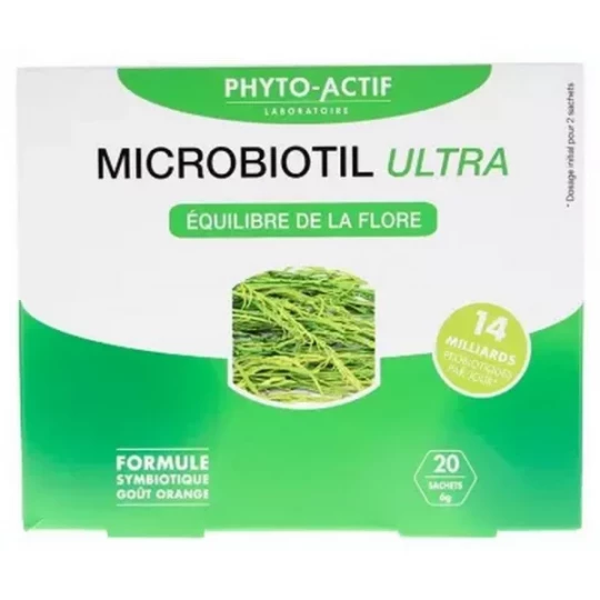 Phyto-Actif MicroBiotil Ultra ProBiotiques Sachets 6 g x 20