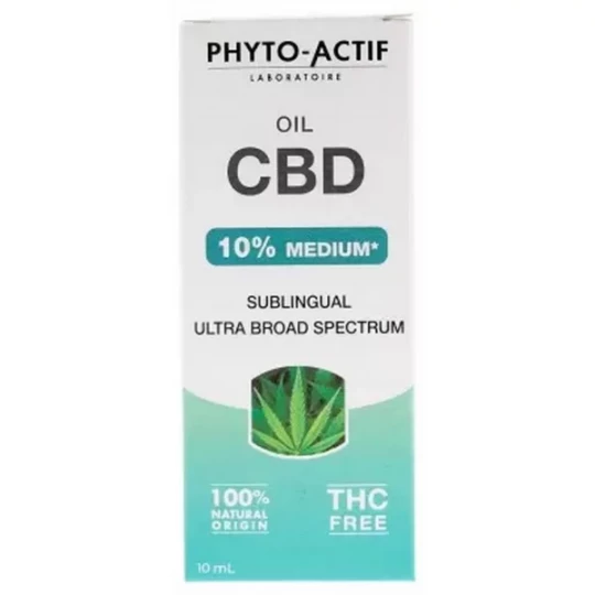 Phyto-Actif CBD Huile 10% Sublinguale 10 ml