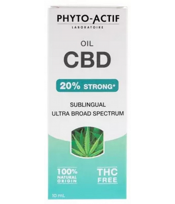 Phyto-Actif CBD Huile 20% Sublinguale 10 ml