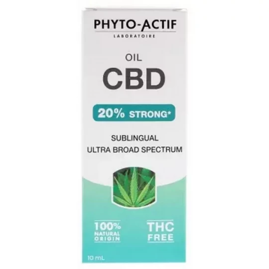 Phyto-Actif CBD Huile 20% Sublinguale 10 ml