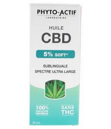 Phyto-Actif CBD Huile 5% Sublinguale 10 ml