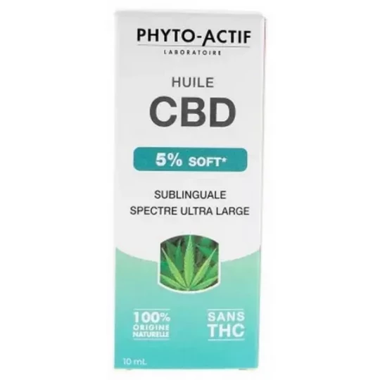 Phyto-Actif CBD Huile 5% Sublinguale 10 ml