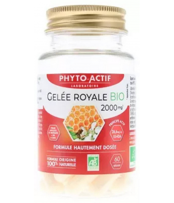 Phyto-Actif Gelée Royale 2000 mg Bio Gélules x 60
