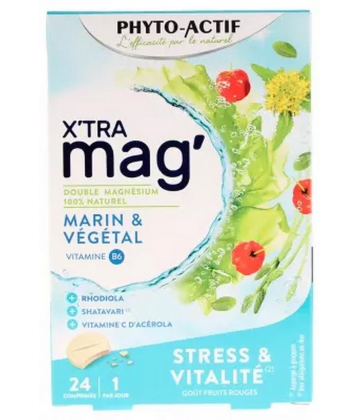 Phyto-Actif X-tra MagStress & Vitalité Comprimés x 24