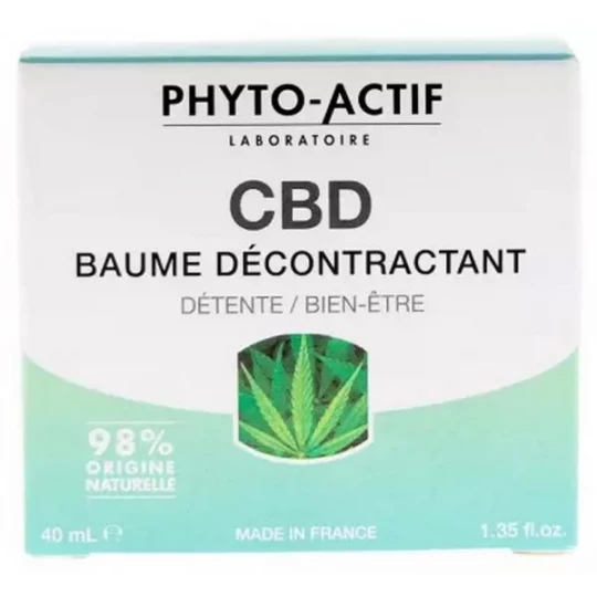 Phyto-Actif CBD Baume Décontractant 40 ml