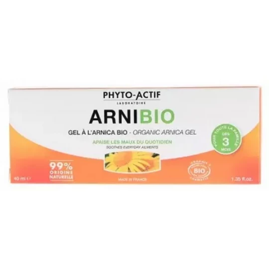 Phyto-Actif Arnibio Gel à l'Arnica Bio 40 ml