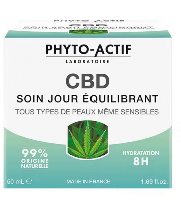 Phyto-Actif CBD Soin Jour Équilibrant 50 ml