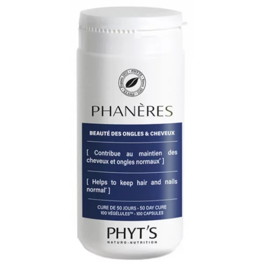 Phyt's Phaneres Beauté des Ongles & Cheveux Capsules x 100