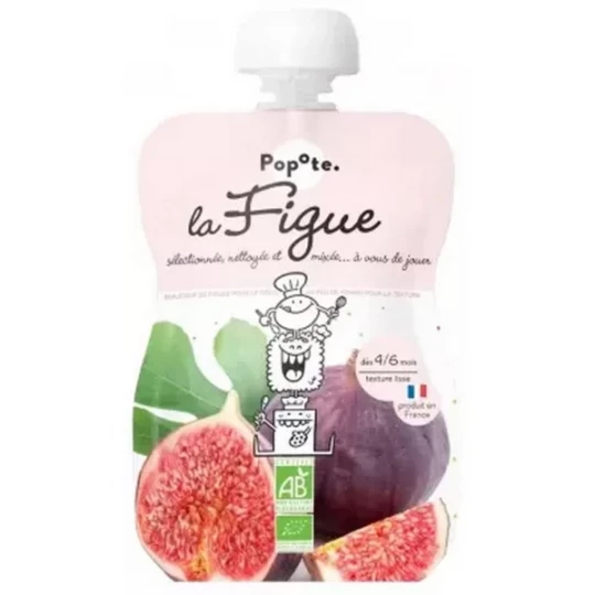 Popote Gourde La Figue Compote des 4/6 Mois Bio 120 g