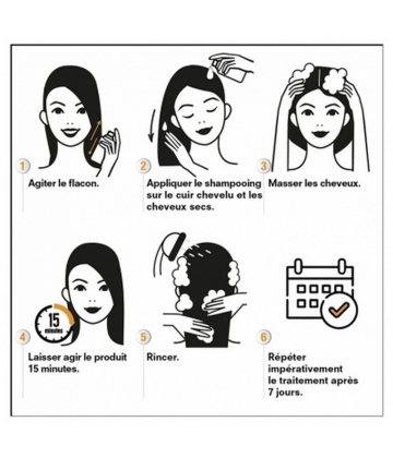 Pouxit Shampoing Abricot Anti-Poux & Lentes