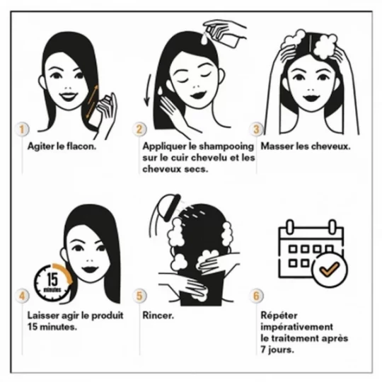 Pouxit Shampoing Abricot Anti-Poux & Lentes - image 2