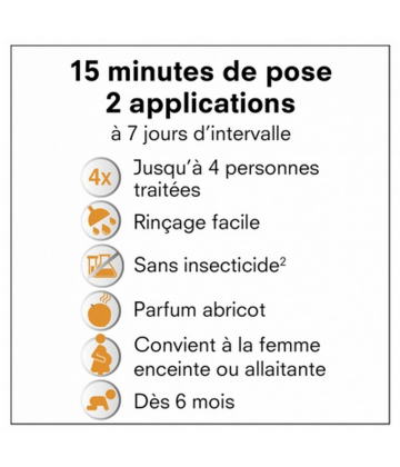 Pouxit Shampoing Abricot Anti-Poux & Lentes