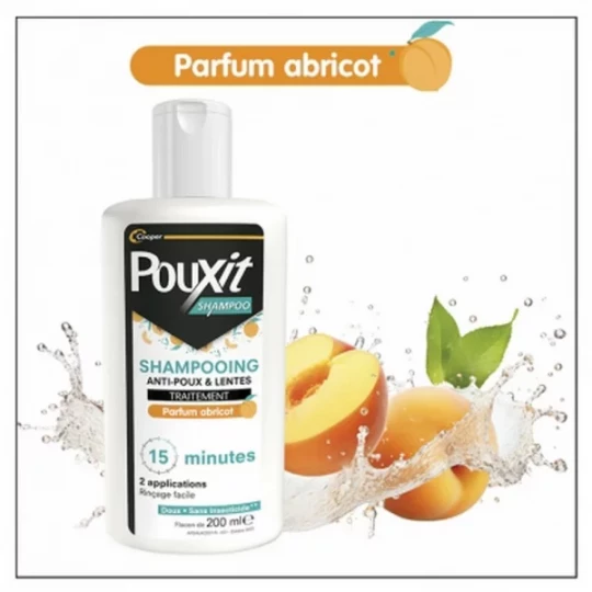 Pouxit Shampoing Abricot Anti-Poux & Lentes - image 4