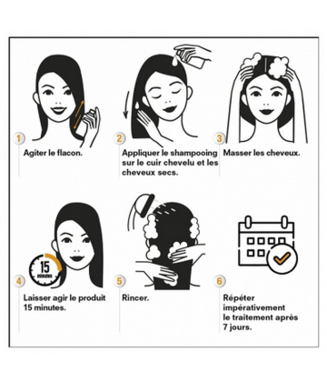 Pouxit Shampoing Abricot Anti-Poux & Lentes