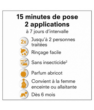 Pouxit Shampoing Abricot Anti-Poux & Lentes