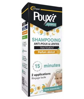 Pouxit Shampoing Abricot Anti-Poux & Lentes