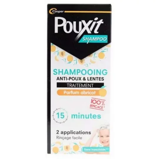 Pouxit Shampoing Anti-Poux & Lentes Abricot 200 ml