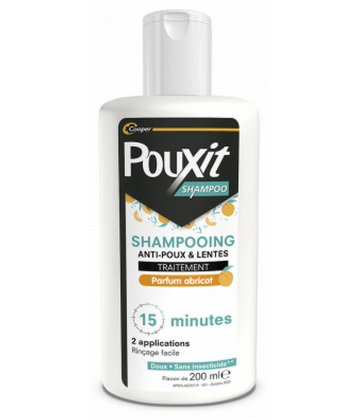 Pouxit Shampoing Anti-Poux & Lentes Abricot 200 ml