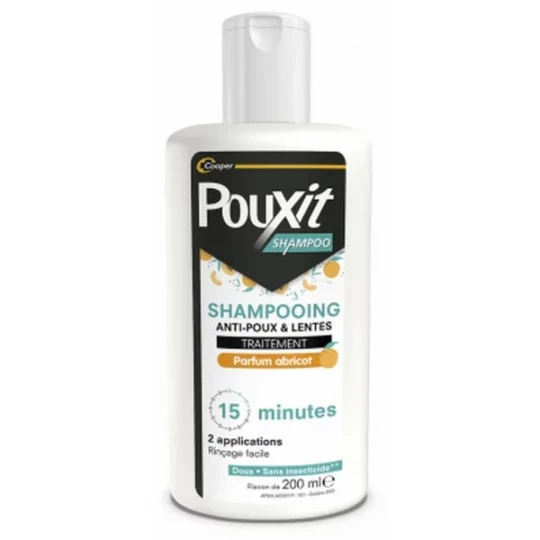 Pouxit Shampoing Anti-Poux & Lentes Abricot 200 ml - image 5