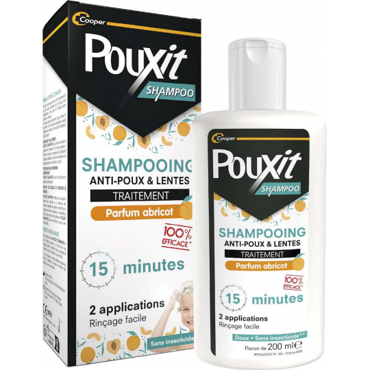 Pouxit Shampoing Anti-Poux & Lentes Abricot 200 ml - image 2