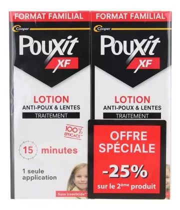 Pouxit XF Anti-Poux et Lentes Lotion 200 ml x 2