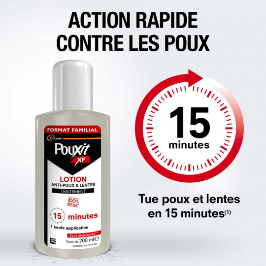 Pouxit XF Anti-Poux et Lentes Lotion 200 ml x 2 - image 3