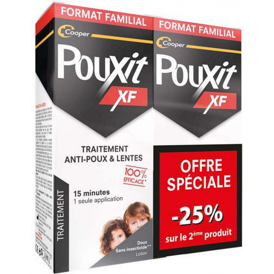 Pouxit XF Anti-Poux et Lentes Lotion 200 ml x 2